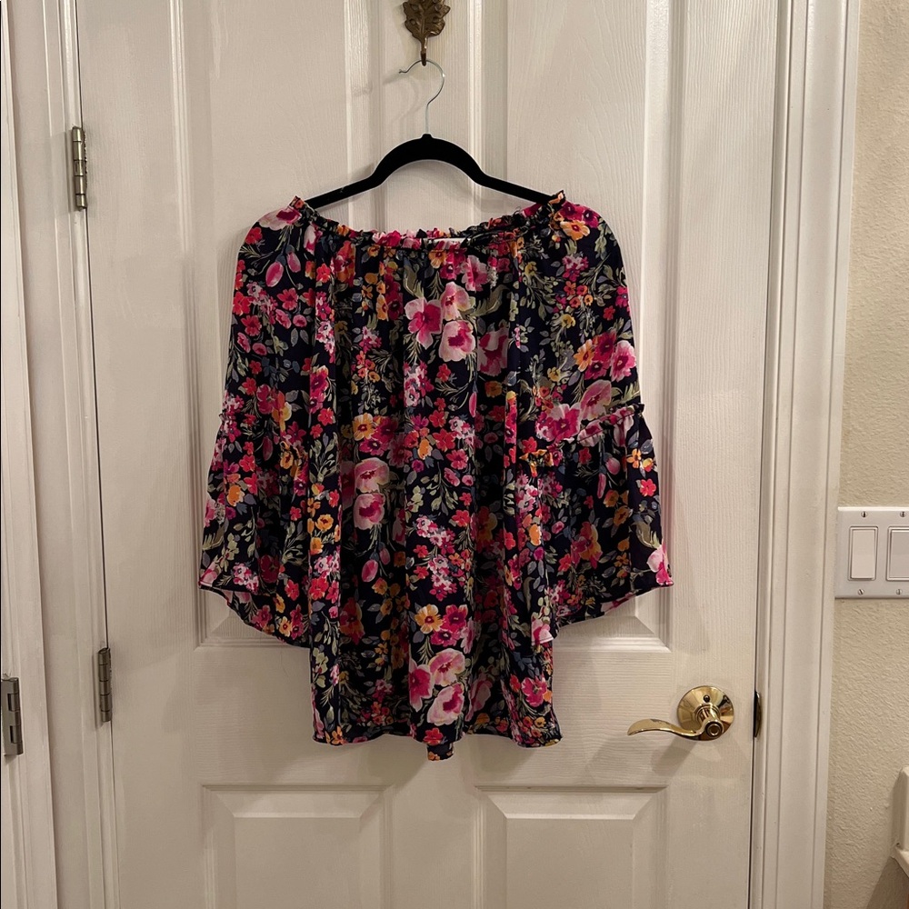 Floral Off-Shoulder Blouse